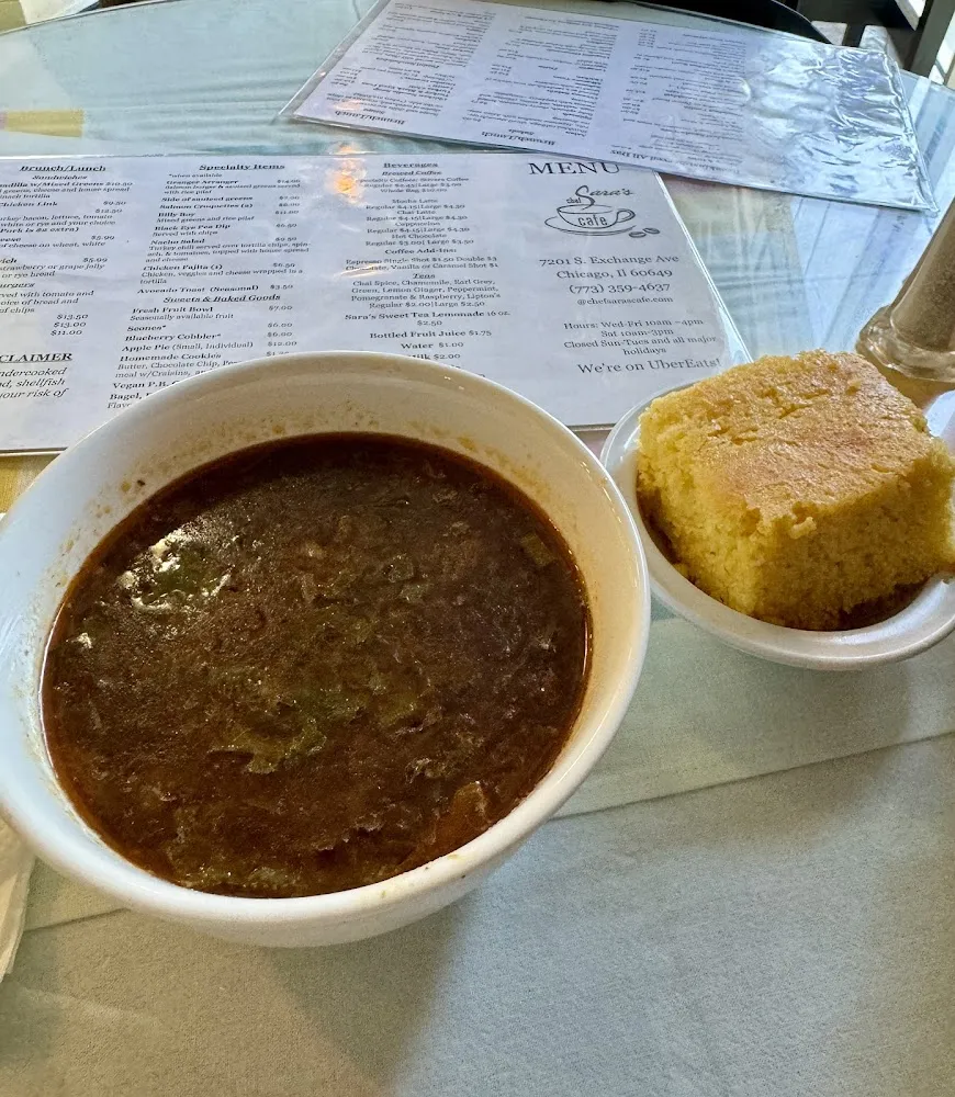 Gumbo with Cornbread