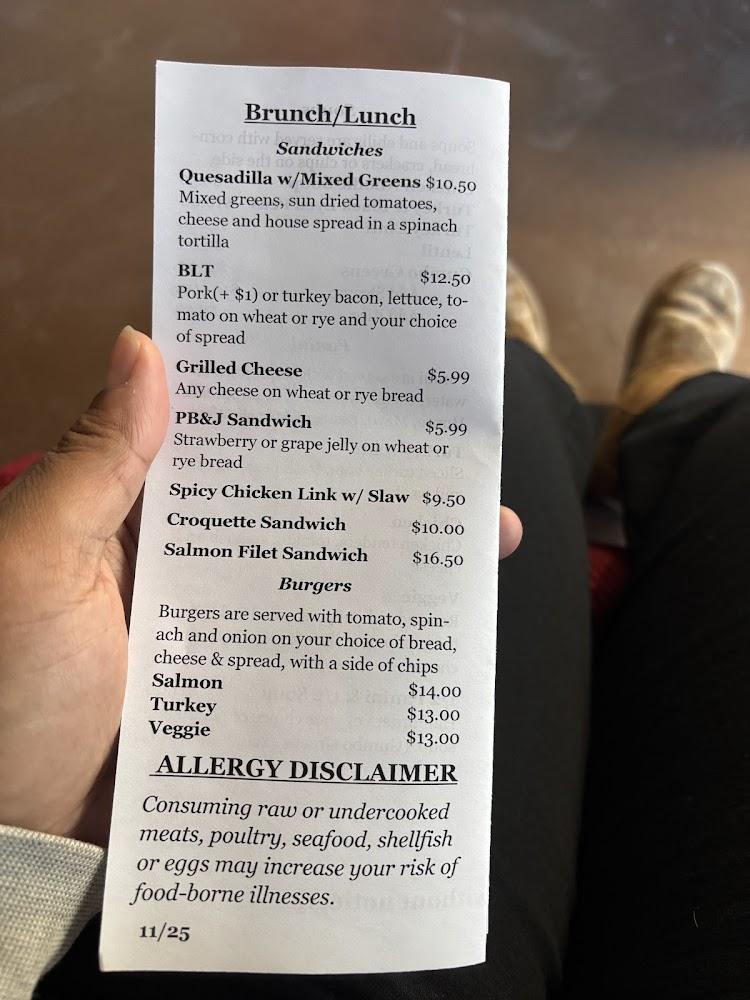 Chef Sara's Cafe Menu image 4